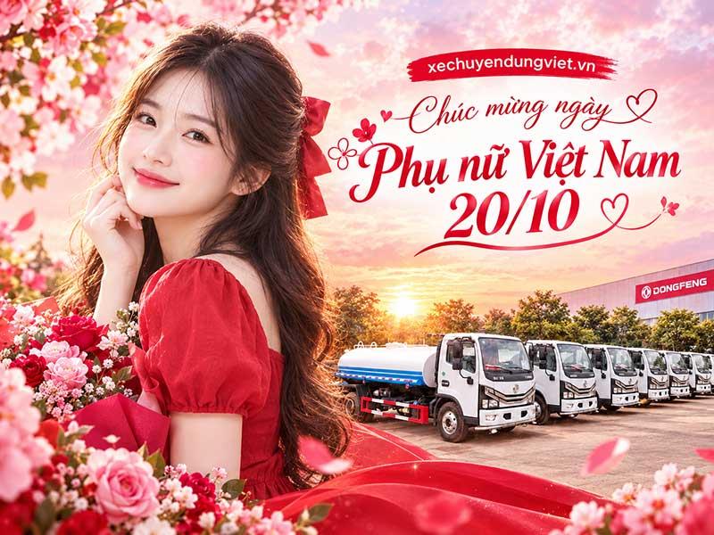 xechuyendungviet.vn - Chúc mừng ngày phụ nữ Việt Nam 20/10/2026