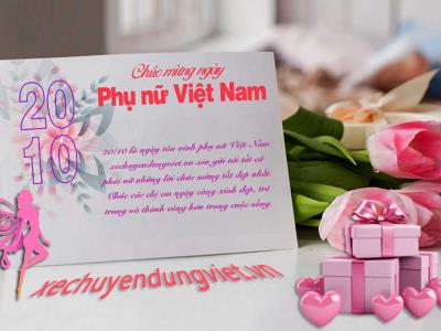 xechuyendungviet.vn - Tôn vinh phái nữ 20/10/2025